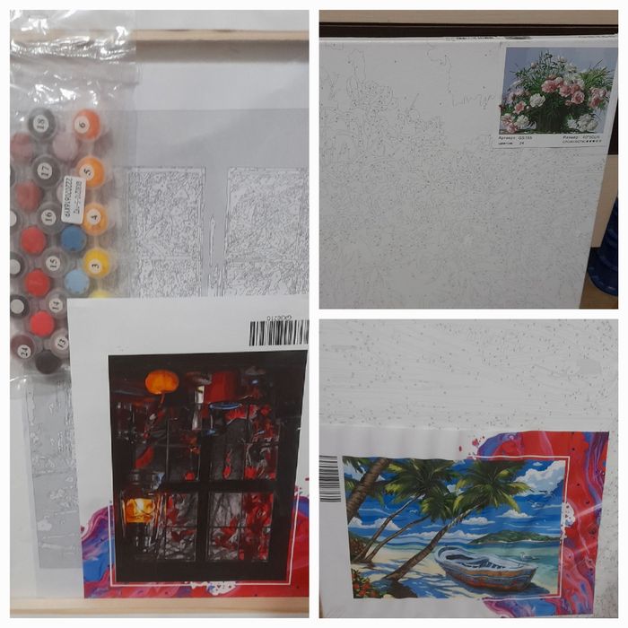 набор для рисования по номерам. Новые