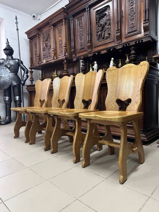 Стільці дерево масив стулья дуб 2968