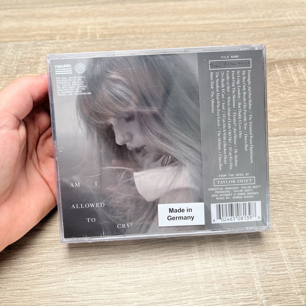 Taylor Swift Tortured Poets Department Collector Edition the Albatross