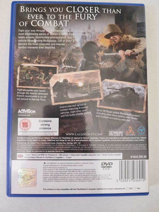 PS2 - Call Of Duty 3