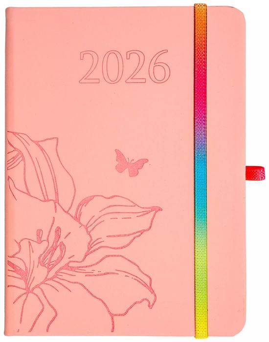 Hip hop Kalendarz B6 tygodniowy morelowy 2026. Elefant