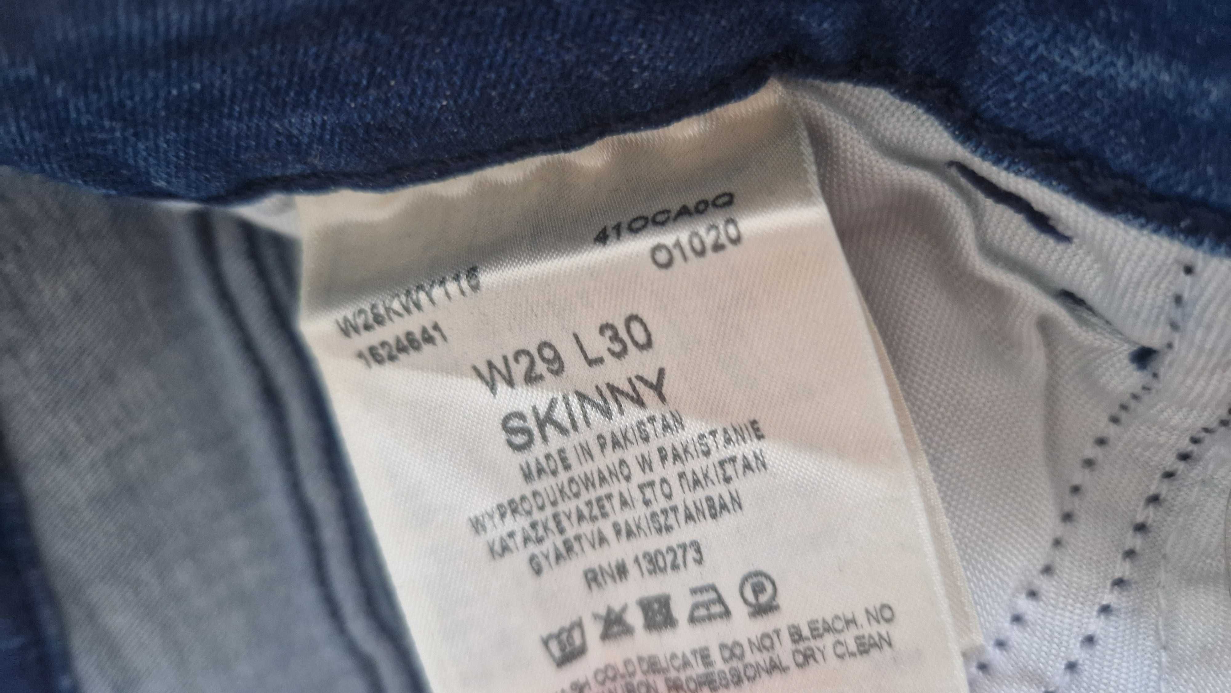 Spodnie damskie wrangler skinny rozm 30
