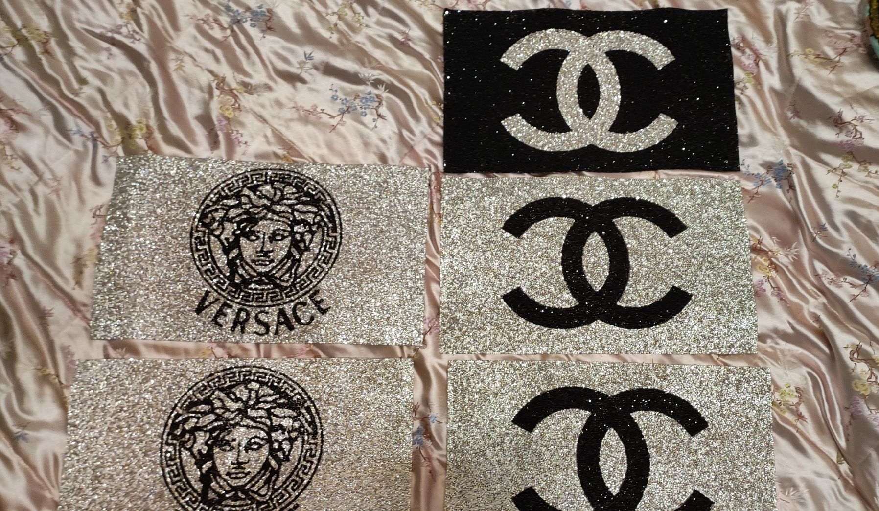 Серветка салфетка прикраса chanel versace