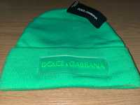 NOWA czapka Dolce & Gabbana zimowa czapka D&G neon