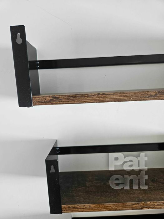 Półka łazienkowa 3 sztuki loft retro na ścianę ścienne dekoracja