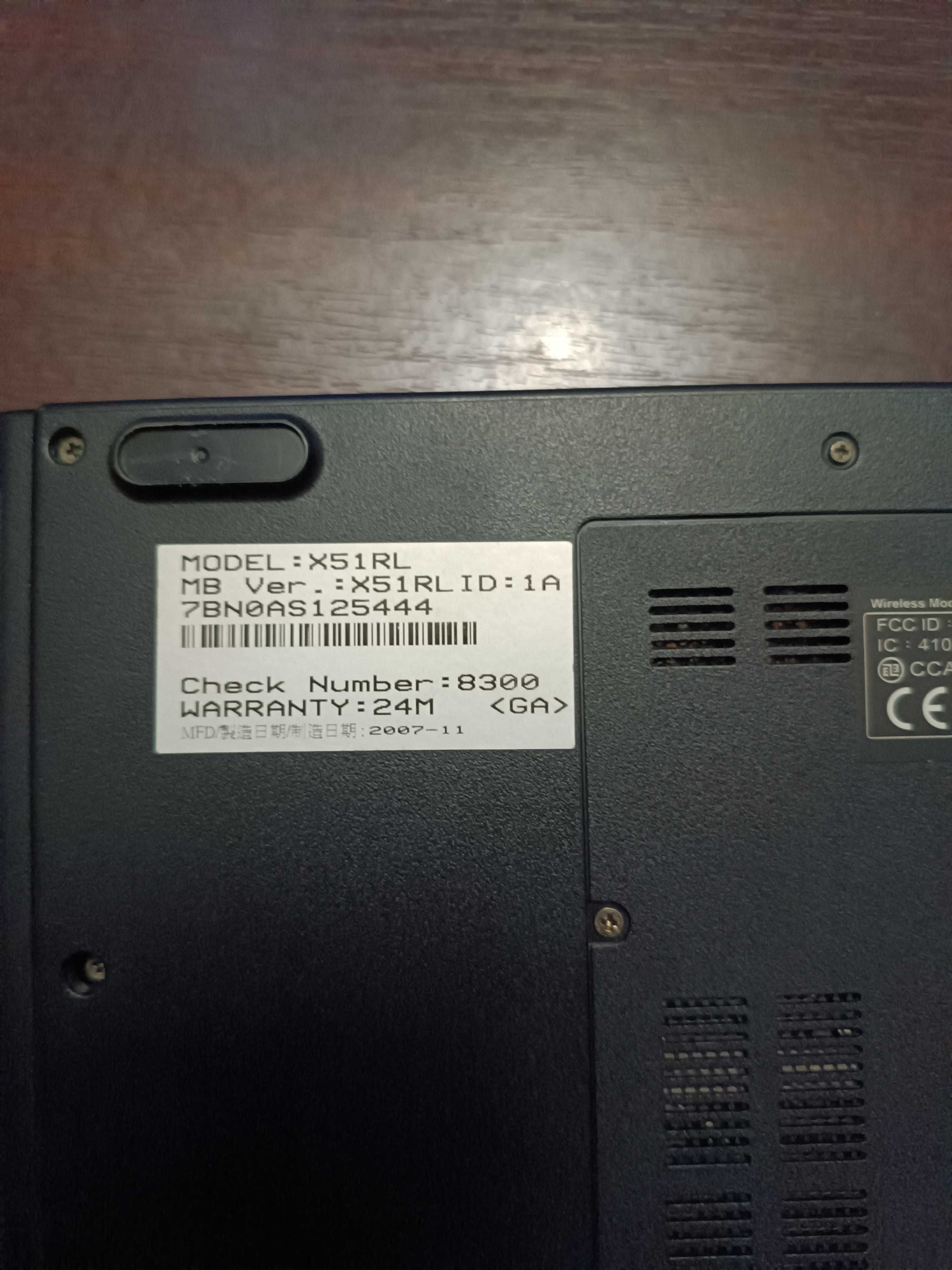 Ноутбук ASUS X51RL