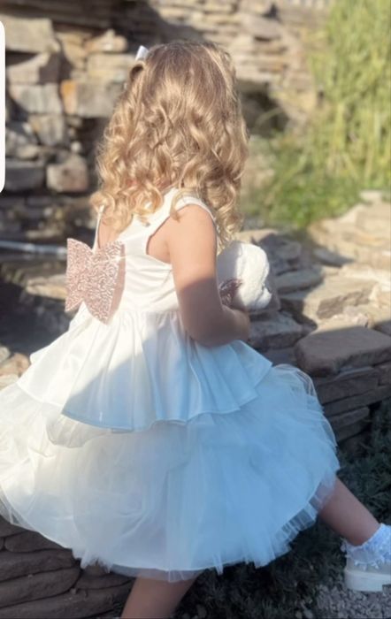 Сукня плаття нарядне святкове біле 104 р