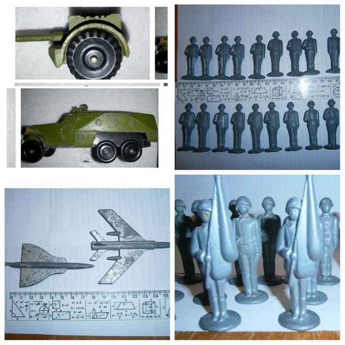 военный тягач, самолеты, оловянные солдатики,модели СССР