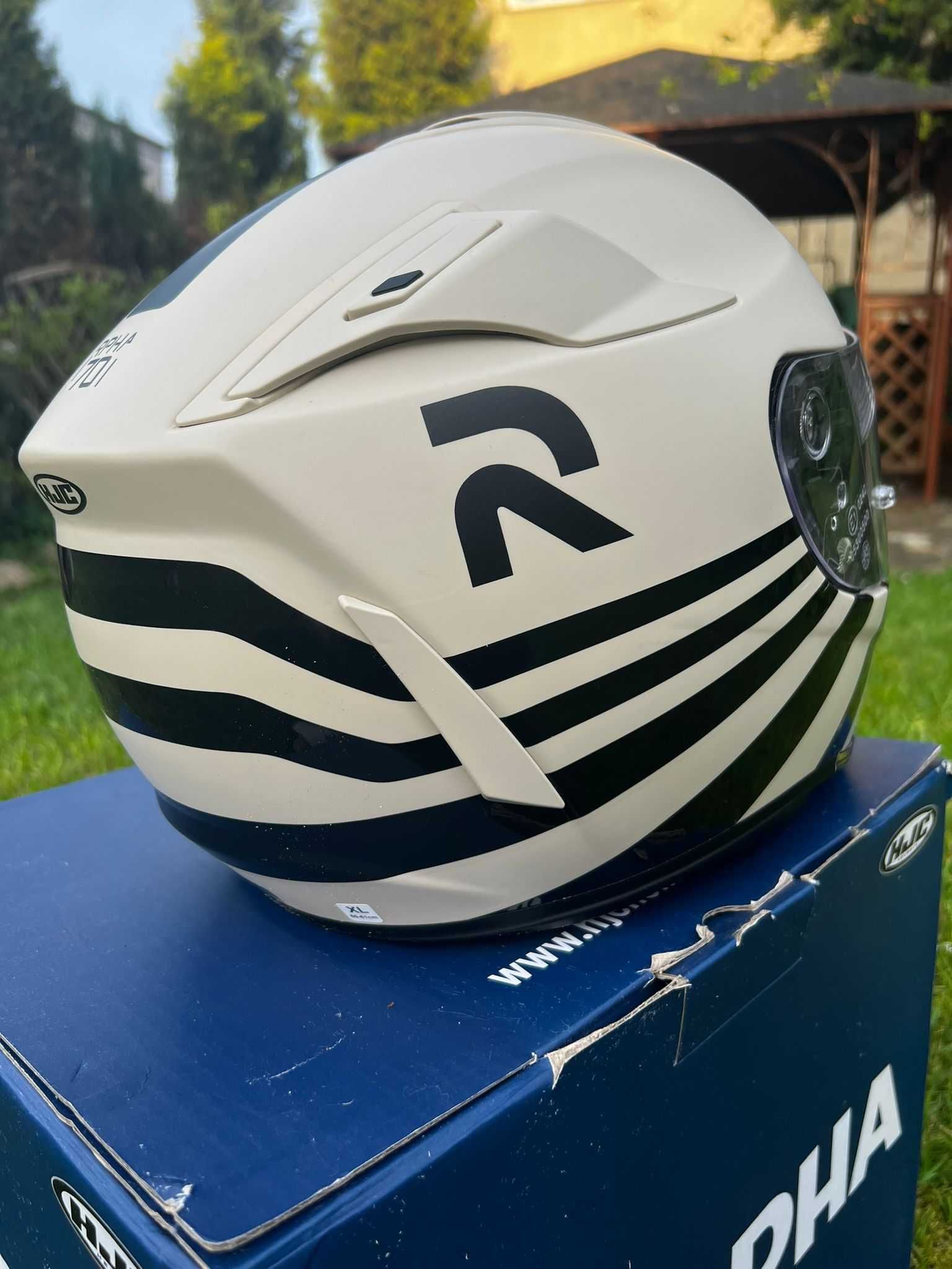 Kask HJC R-PHA-70 XL + Intercom Cardo Spirit HD Single - Jak nowy