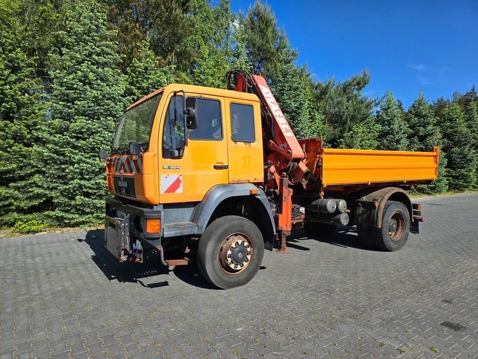 MAN 18.264  MAN 18.264 4x4 wywrotka specjalny komunalny hds