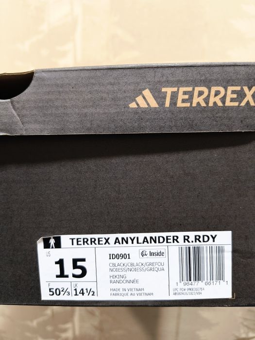Водонепроникні тактичні кросівки  47, 48, 49, 50, Adidas terrex  чорні