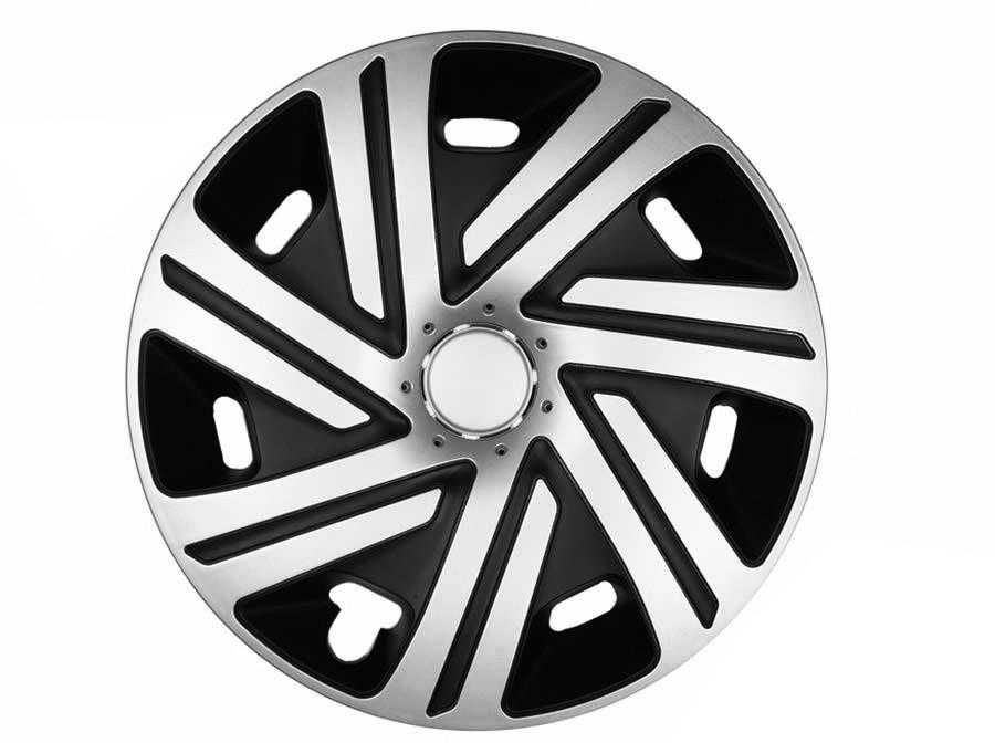 Kołpaki Samochodowe 15" Srebrno-Czarne Sklep Częstochowa