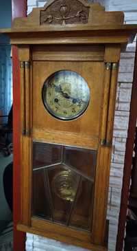 Старинные настенные часы E.R.Schlenker(1903-1909),светлый дуб