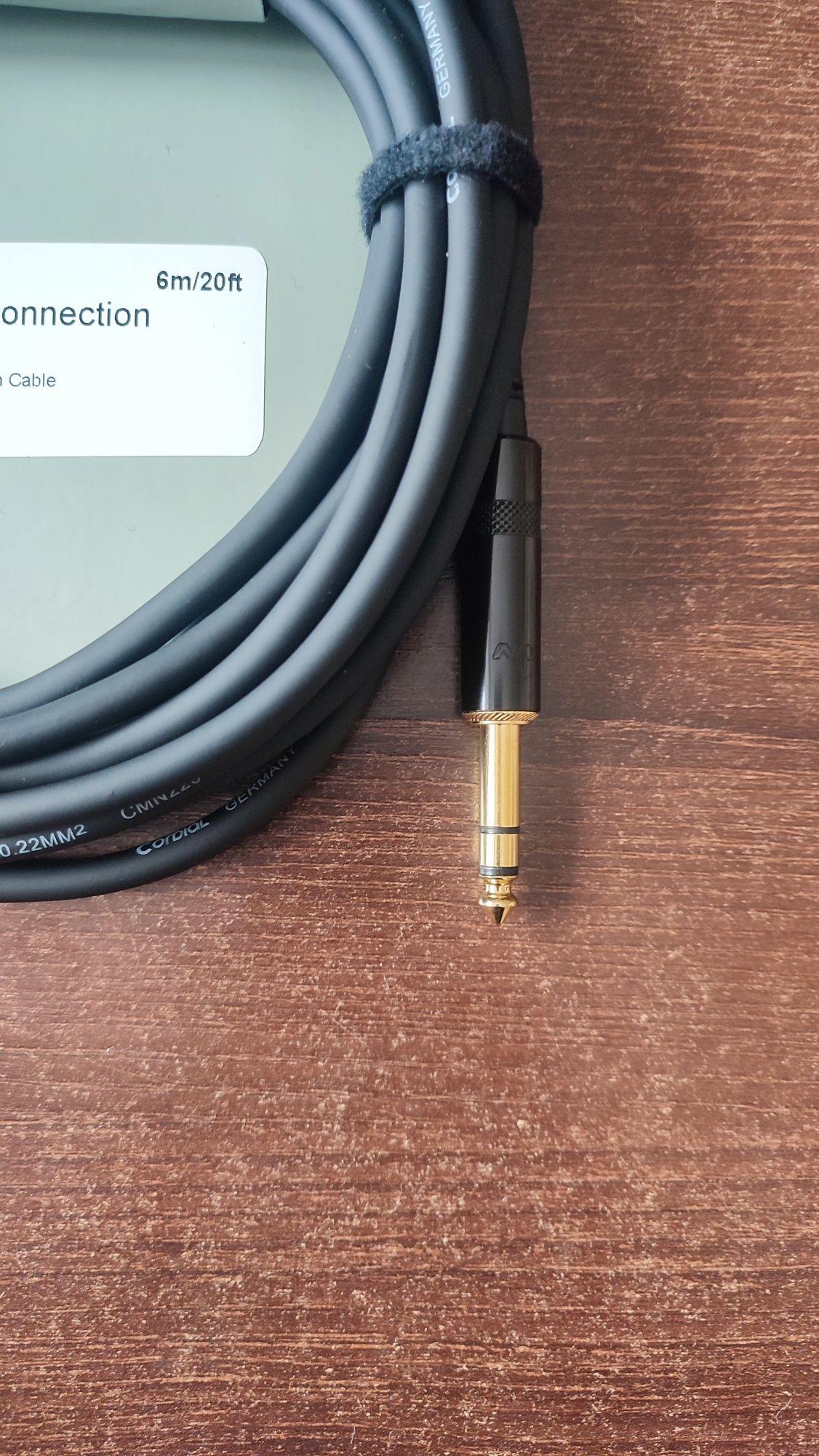 Kabel Cordial CFM 6 FV 6m XLR Jack
