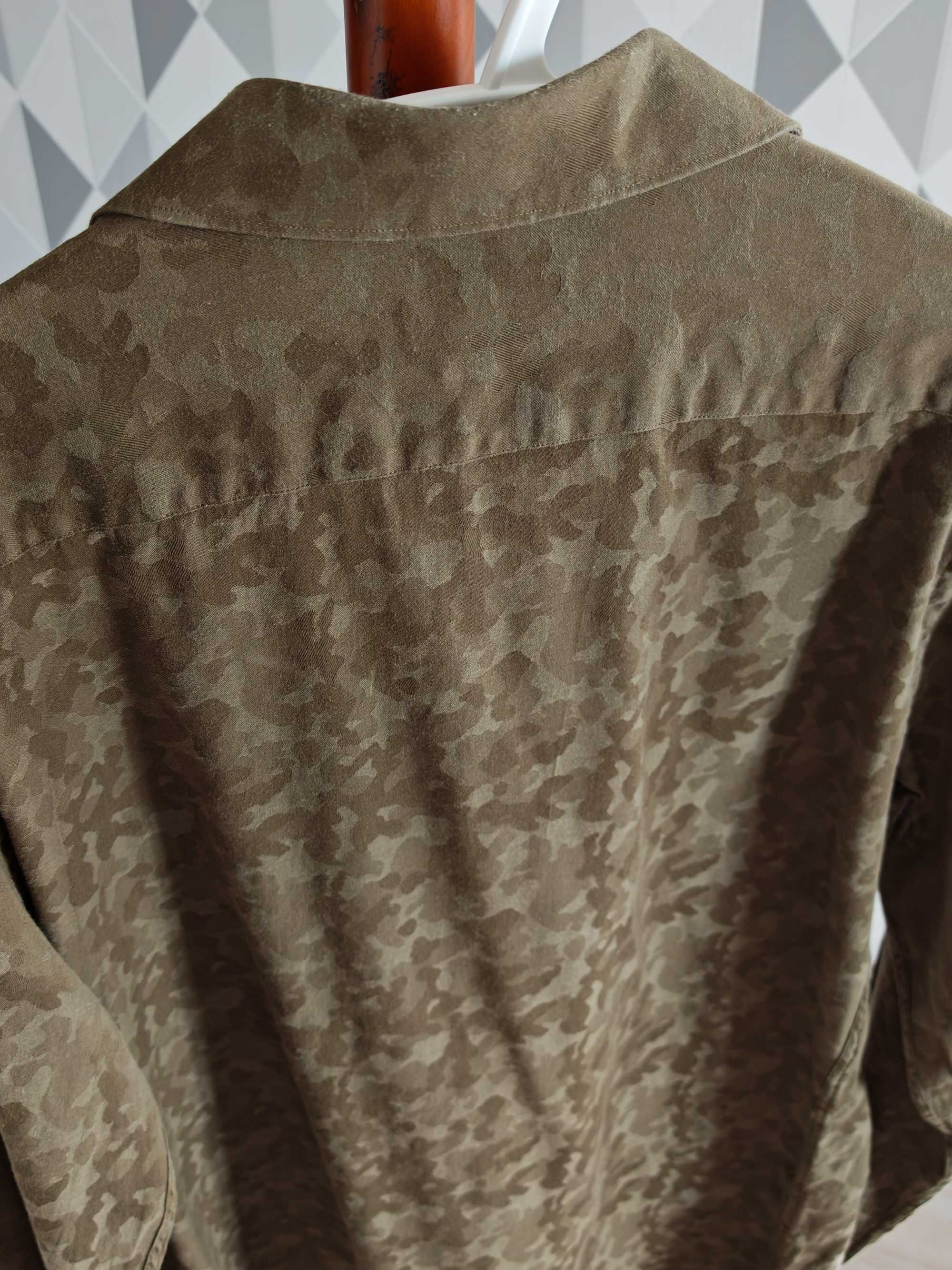 Мужская рубашка Military style Хаки военная Zara