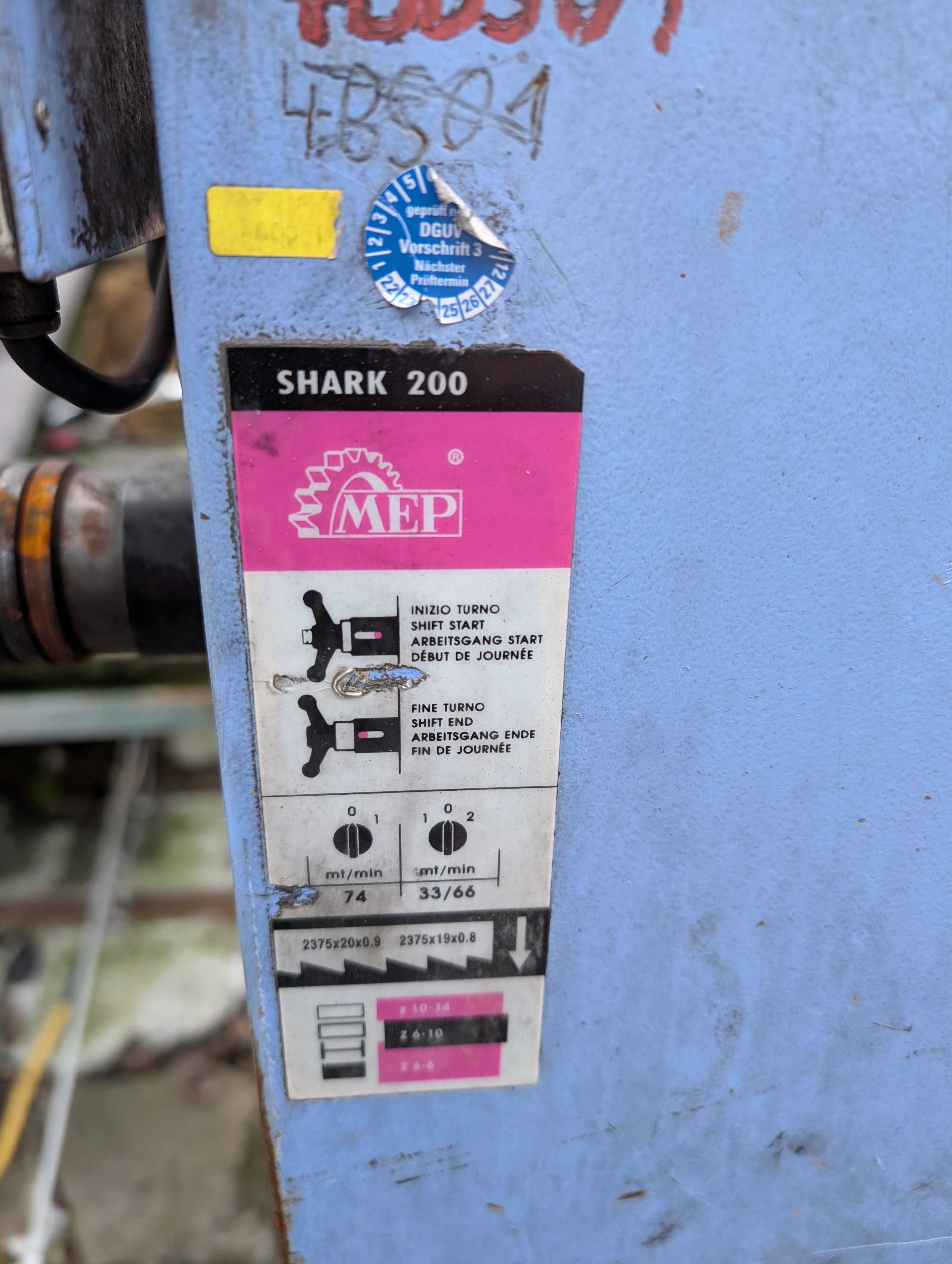 Piła Taśmowa do metalu SHARK 200
