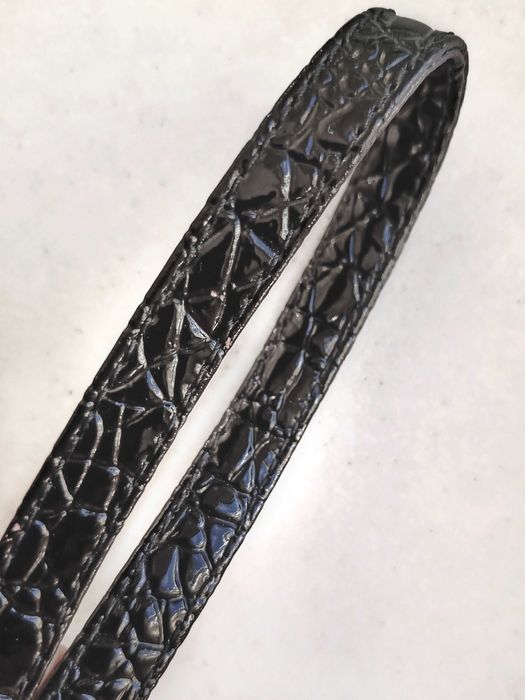 Черный кистевой ремень короткая ручка для сумки