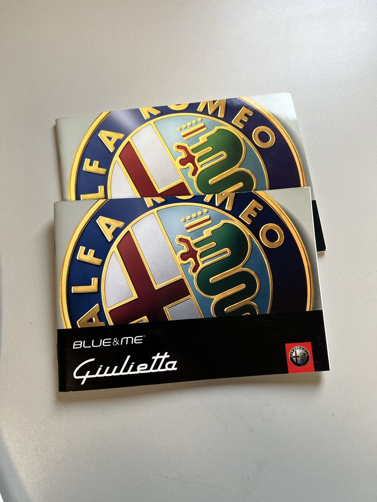 Giulietta ksiązka serwisowa Alfa Romeo