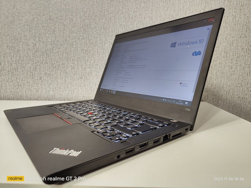 Ноутбук Lenovo ThinkPad T480 (i5-8350u/16 GB DDR4/SSD 512)