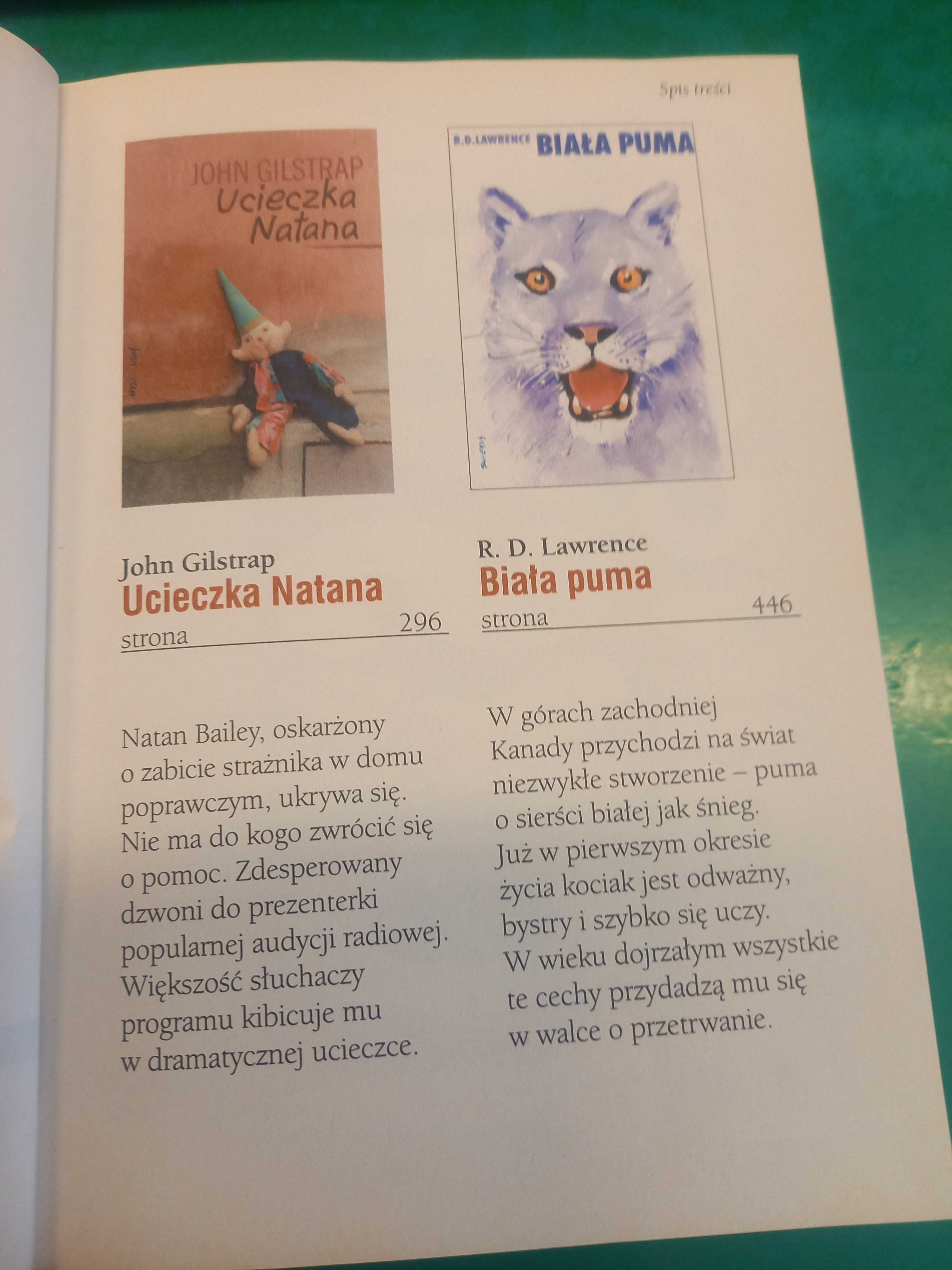 Reader's Digest-Toksyna, Only you, Ucieczka Natana, Biała puma