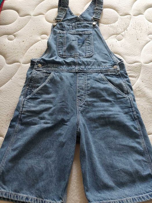 Jardineiras macacão curto – pull&bear – tamanho M