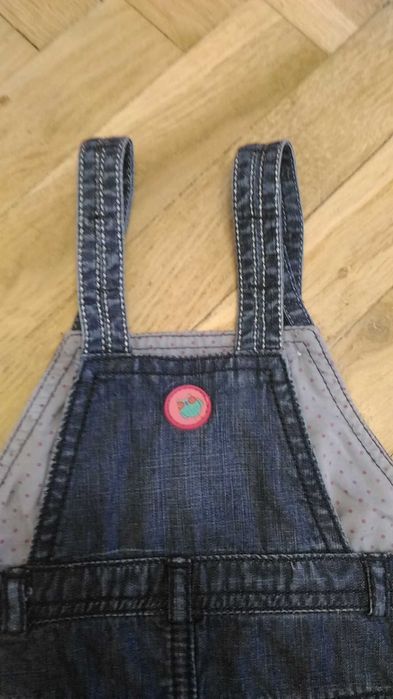 Spódniczka ogrodniczka jeans r. 62+ polska jakość