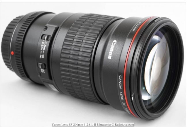 Canon Lens EF 200mm 1:2.8 L II Ultrasonic
