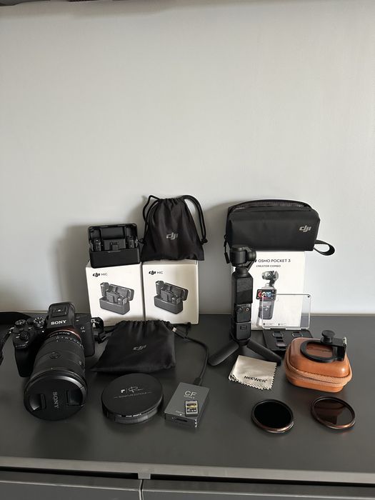 Оренда камери Sony A7SIII, Osmo Pocket 3, мікрофони, світло, штативи
