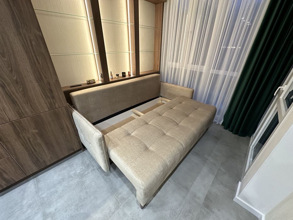 Диван розкладний Oliver Шик Галичина (світло-бежевий)