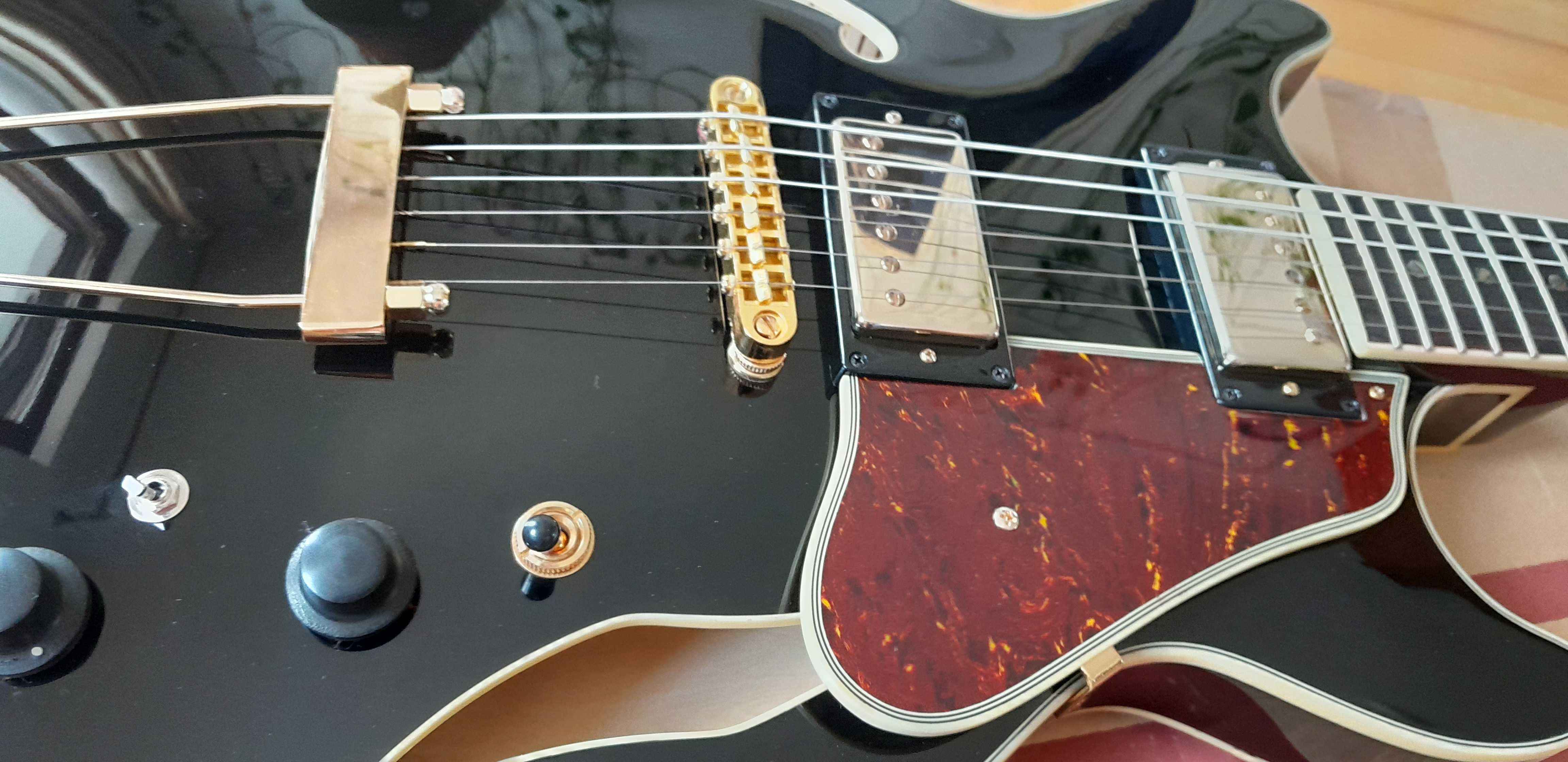 Ibanez AMH90-BK,gitara hollowbody,archtop,jazzowa.thinline