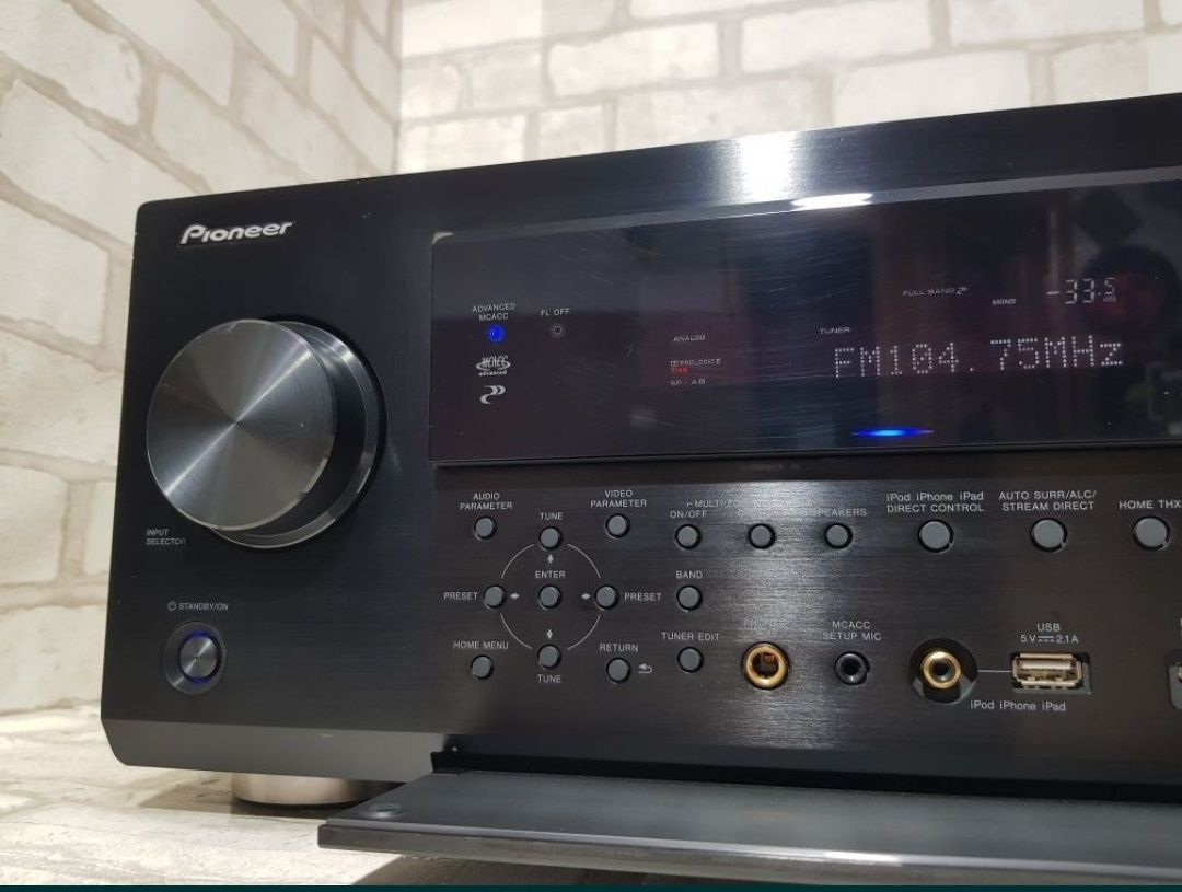 Пульт! 9.2 AV ресивер PIONEER SC-LX56,*210 Вт,HDMI, USB, LAN, б/у