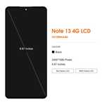 Дисплей 6.67'' AMOLED Xiaomi Redmi Note 13 4G