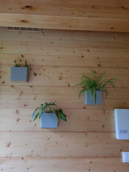 Zestaw 3 wiszących doniczek doniczki na kwiaty rośliny kwietniki