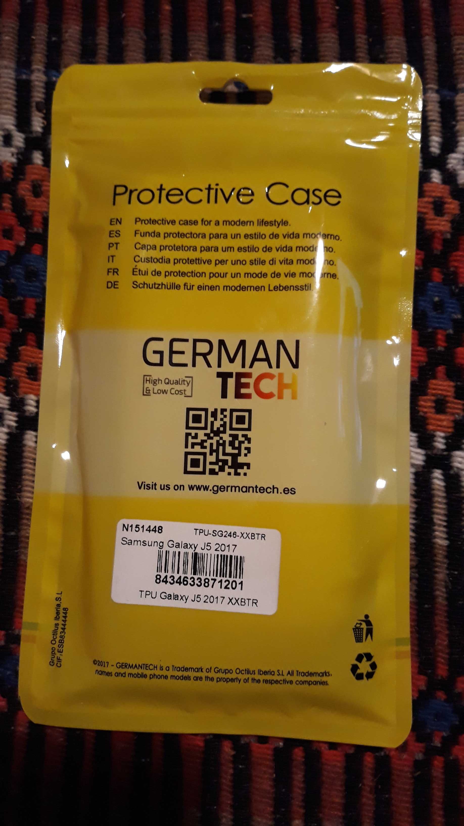 Capa protectora - nova - Samsung Galaxy J5 - portes incluídos