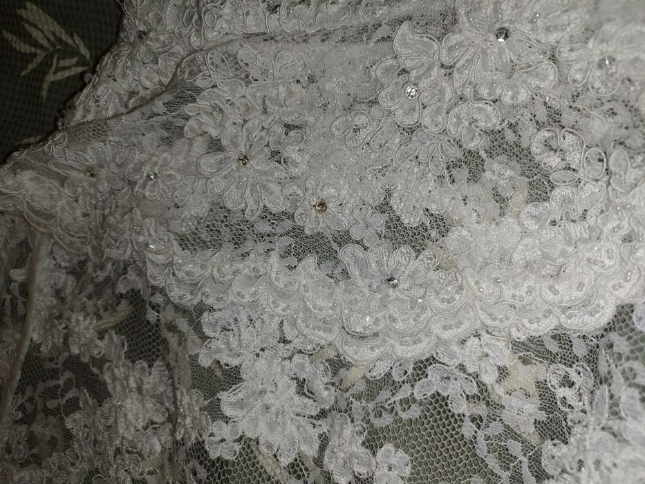 Bolerko ślubne narzutka ślubna koronka