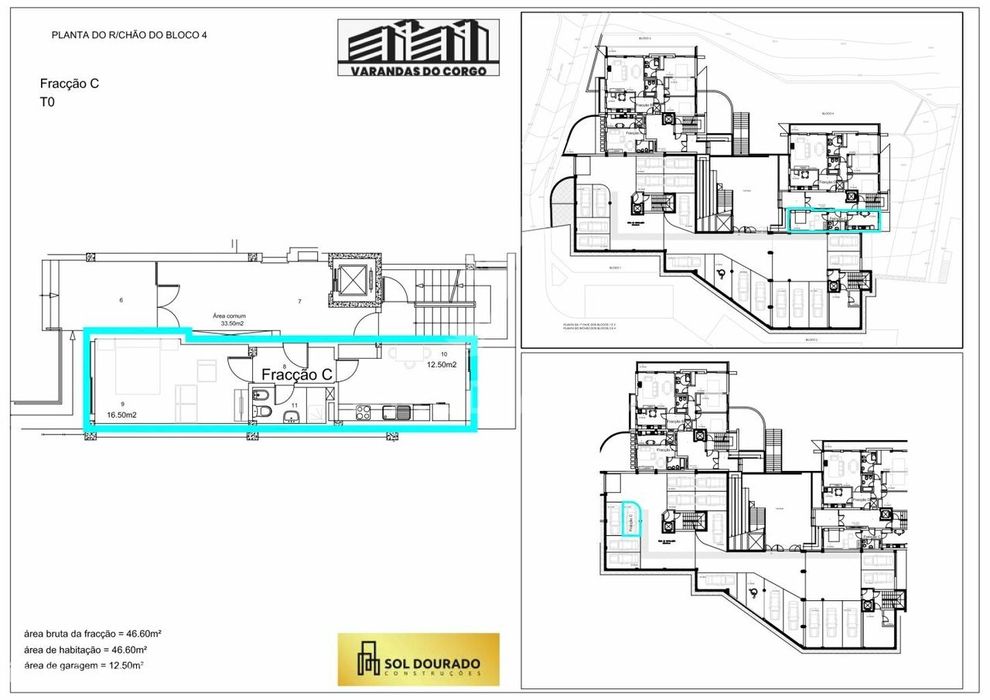Apartamento T0 em Construção - Vila Real