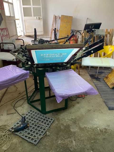 Carrossel serigrafia 6 cores