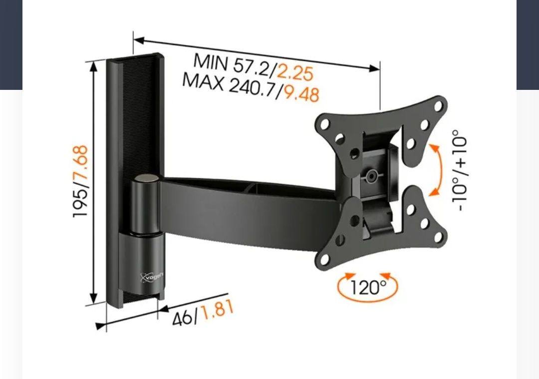 Suporte TV Vogel's wall 1025 (novo)