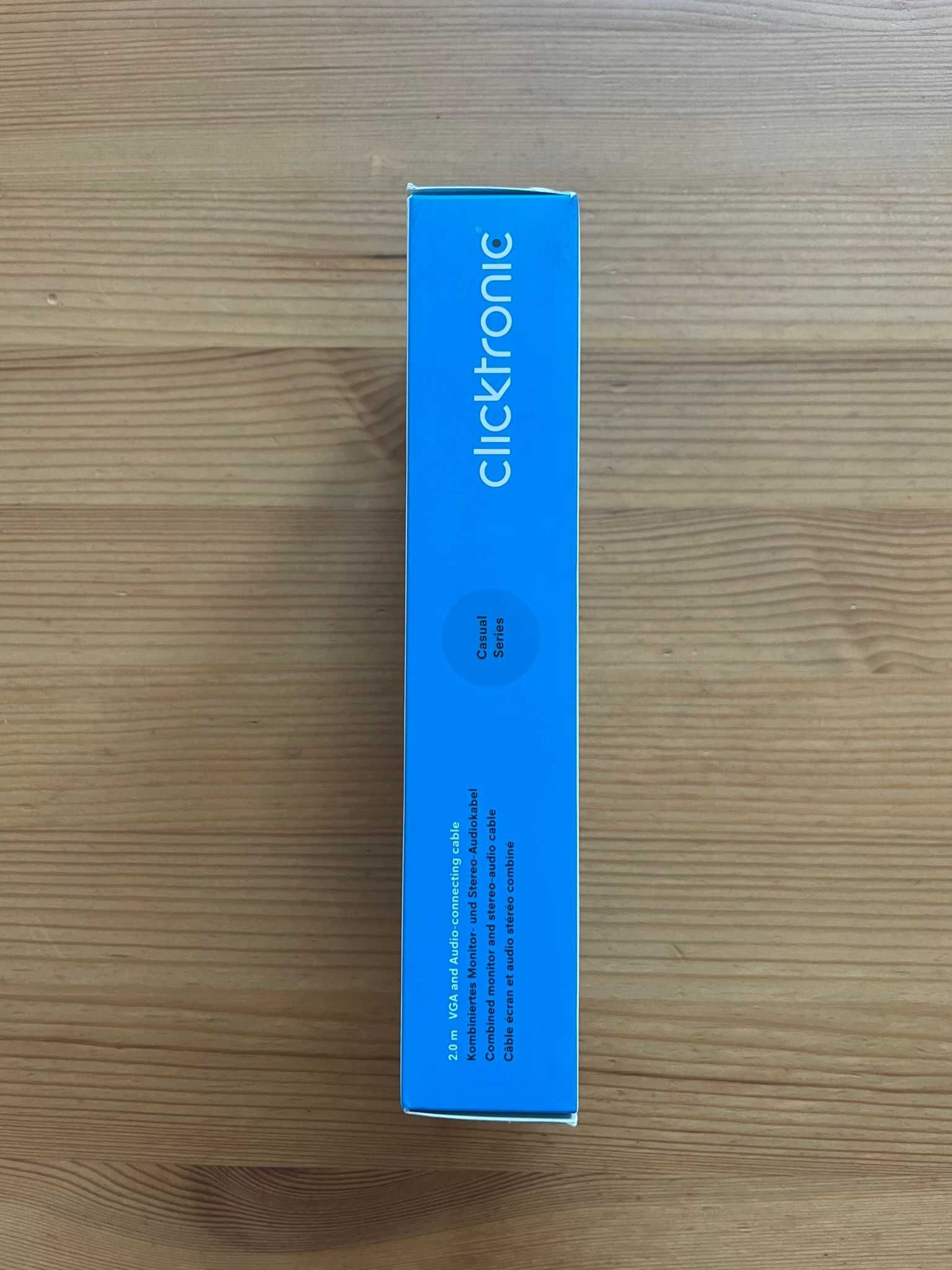 Clicktronic VGA+Audio, 2m, kabel premium