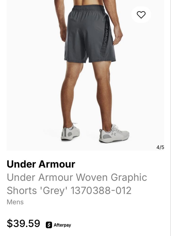 UNDER ARMOUR nike шорты мужские оригинал.