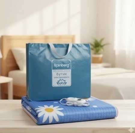 Електропростирадло rainberg rb 2224 / 150×180 см / зігріє за хвилини