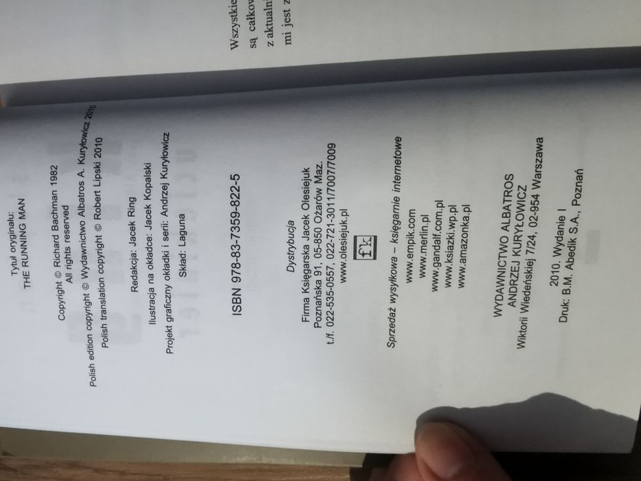 Uciekinier Stęphen King