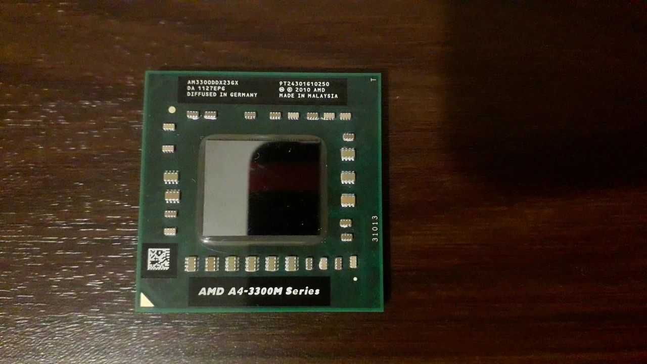 Процесор AMD A4-3300M 1.9-2.5GHz/35W Socket FS1 для ноутбука Б/В
