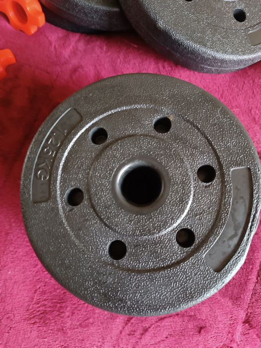 Halteres e barras novos até 40 kg
