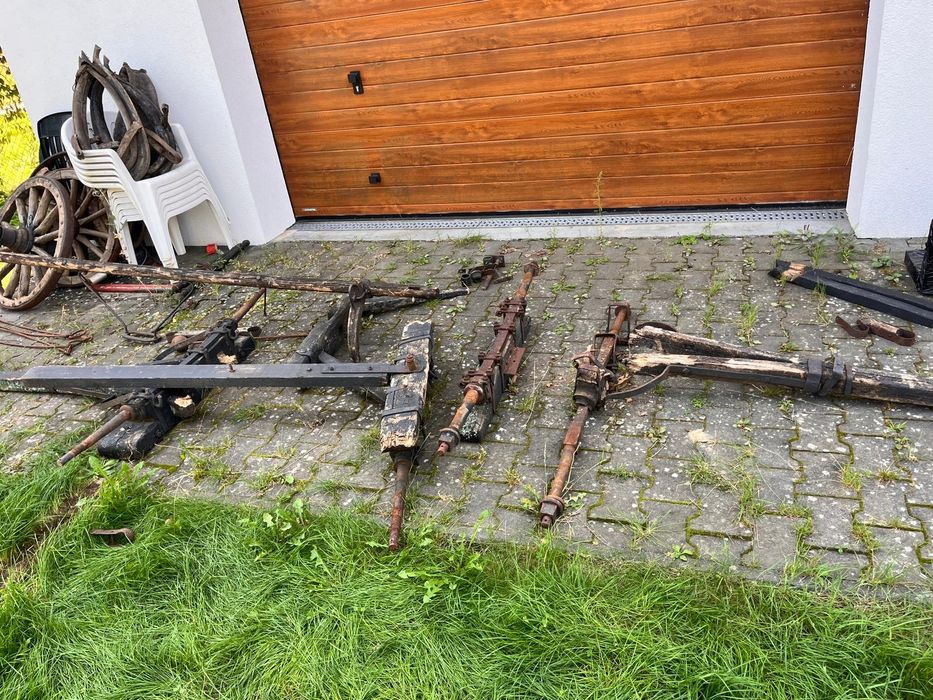 Elementy od wozów konnych