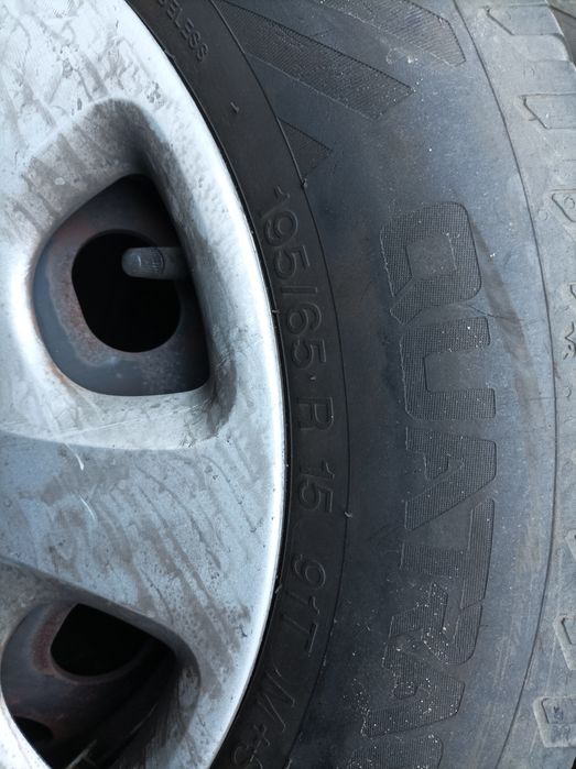 Sprzedam koła felga stalowa opony wielosezonowe 108x4xR15