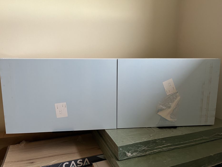 Nowa szafka wisząca biała wysoki połysk