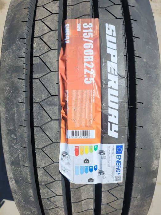 315/70R22.5 SuperWay SWS02 156/150L 3PMSF przód Premium Wzmocniona NOW