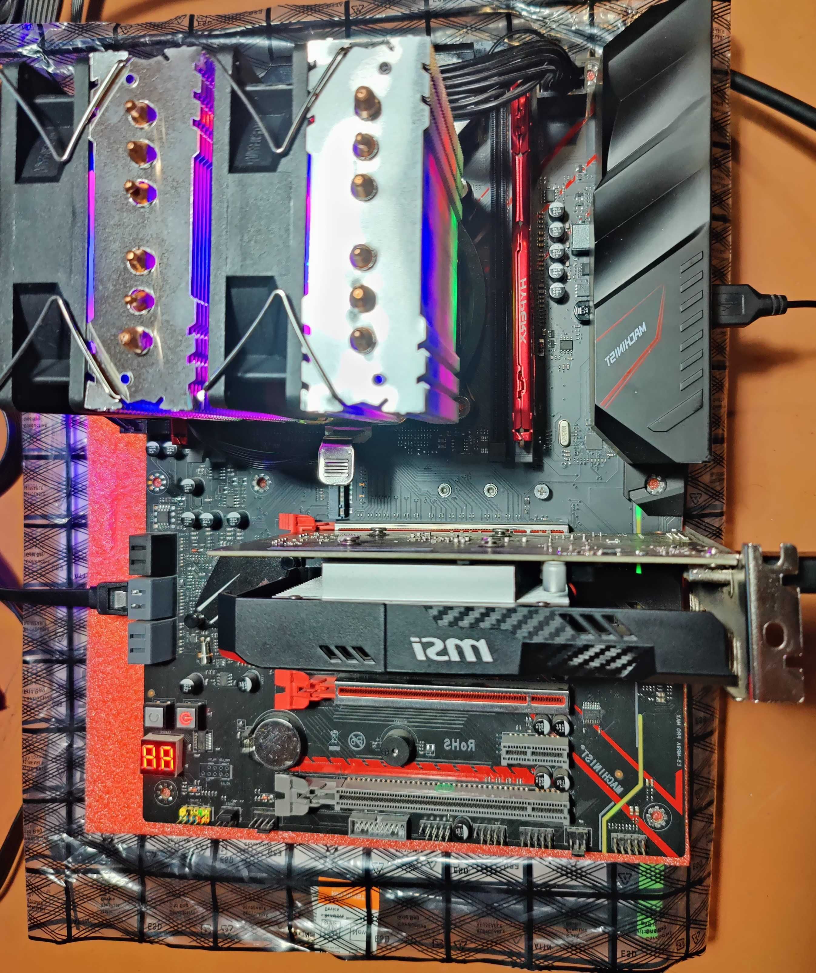 Игровой комплект Xeon e5 2680 v4 MACHINIST MR9A PRO MAX 16gb ddr4кулер