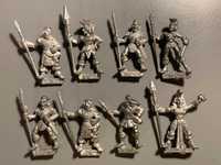 Warhammer Fantasy Battle: Wood Elves - Marauder x8, zestaw A, lata 80.